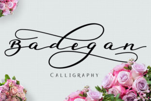 Badegan Calligraphy: A Modern Script Font for Boutique Branding
