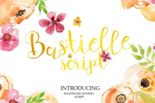 Bastielle: The Modern Script Typeface for Campaign Design