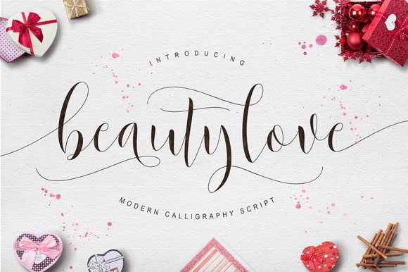 Beautylove Typeface: The Elegant Script Font for Brand Identity