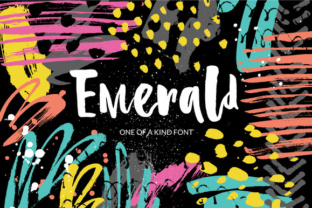 Emerald Font: The Dancing Typeface for Handmade Labels and Prints