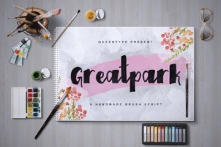 Greatpark Typeface: The Handmade Brush Script for Authentic Branding