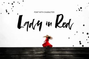 Lady in Red: The Bold Script Font That Transforms Small Business Branding