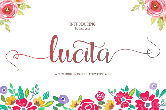 Lucita Font: Elevating Small Business Brand Identity with Elegant Script
