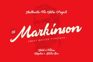 Markinson: A Retro Script Amp Font for Campaign Design