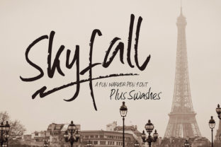 Skyfall Typeface Review: A Quirky Script for Editorial Design